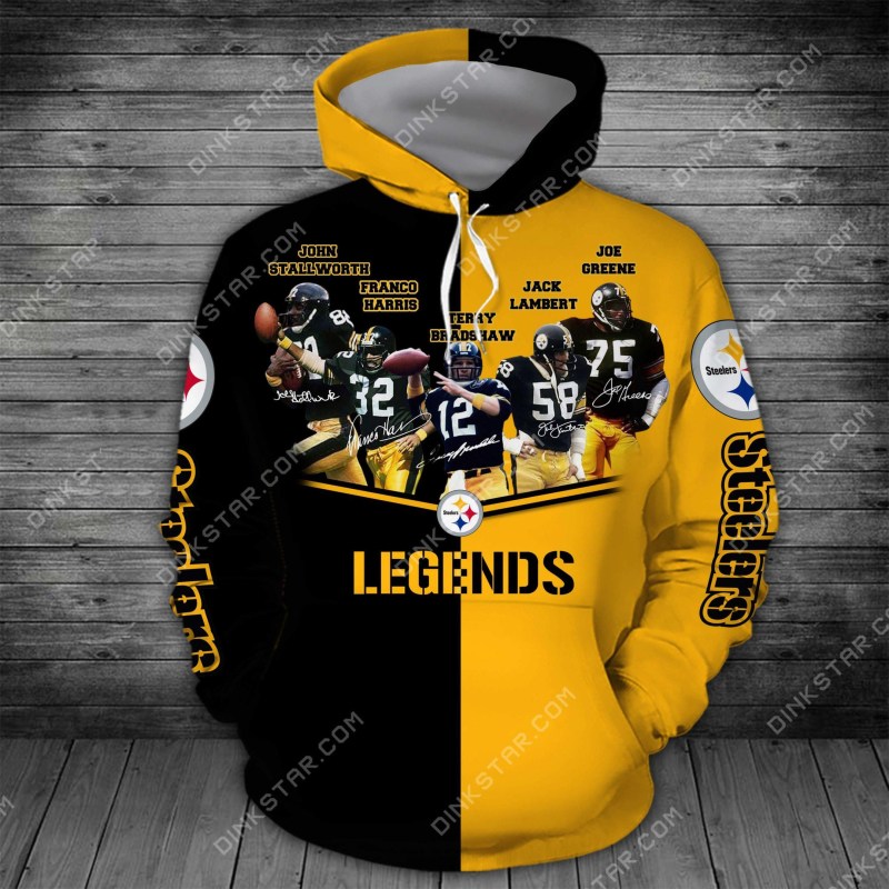 Pittsburgh Steelers Legends Hoodie Front View