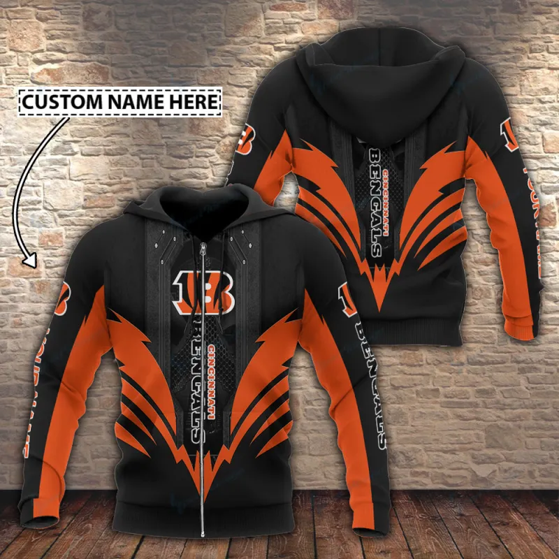 Cincinnati Bengals Personalized Hoodie