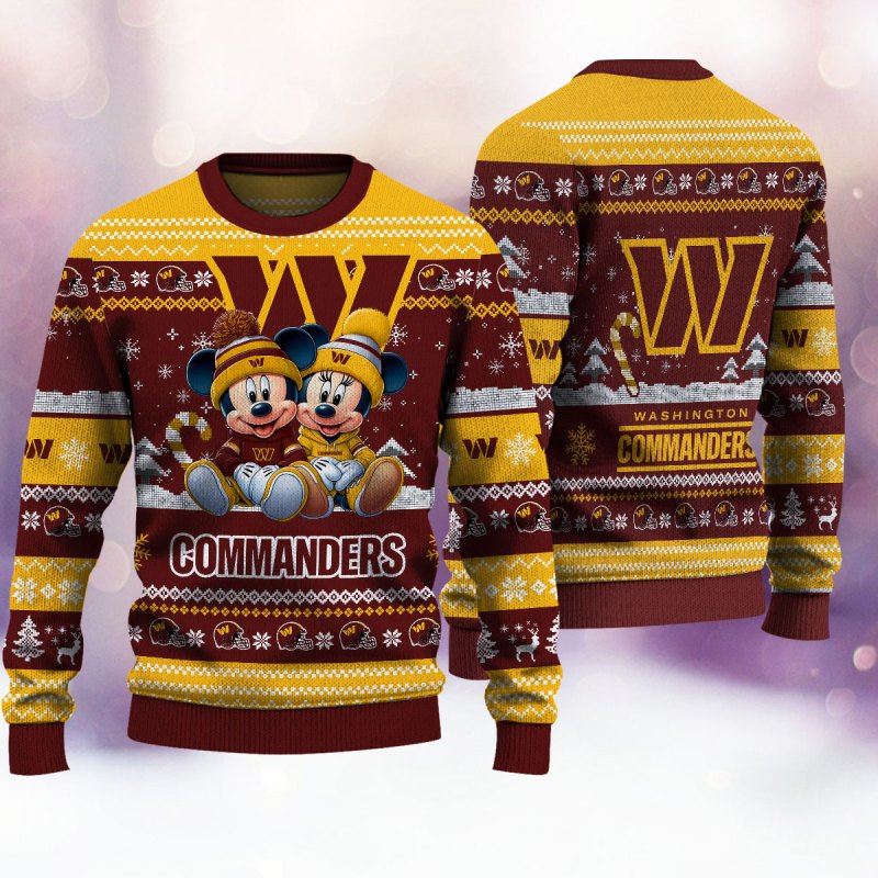 Washington Commanders Ugly Christmas Sweater