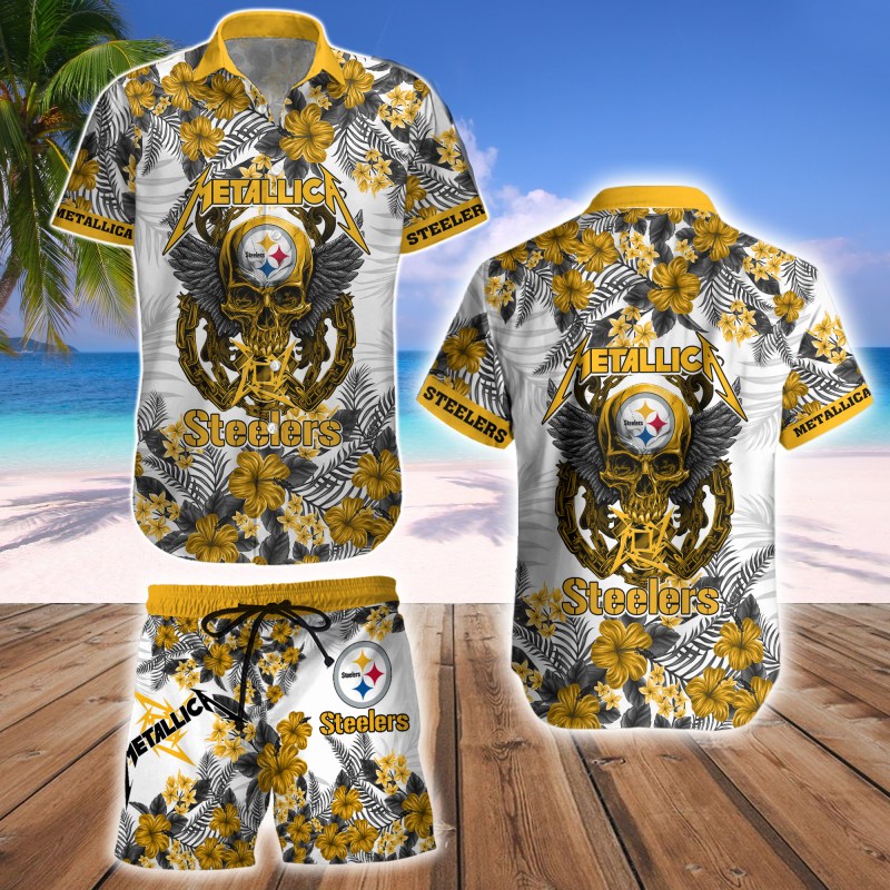 Pittsburgh Steelers Hawaii Shirt & Shorts