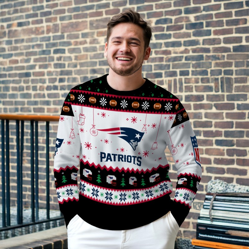Ugly Christmas Sweater - New England Patriots