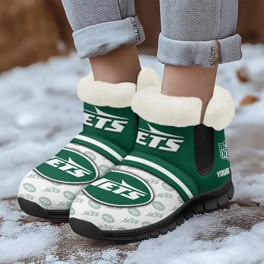 New York Jets Comfy Winter Snow Boots