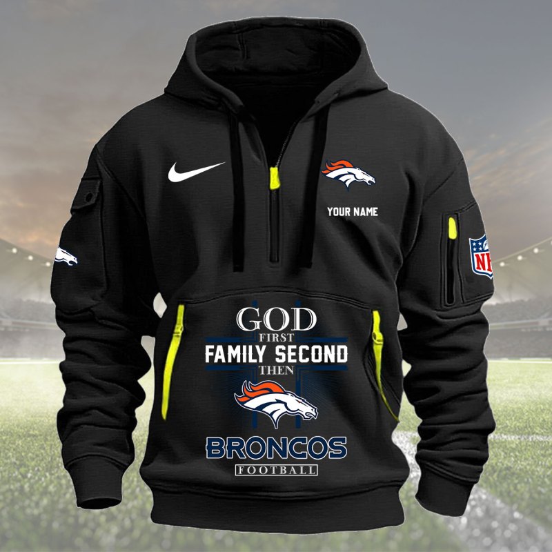 Denver Broncos Black Hoodie