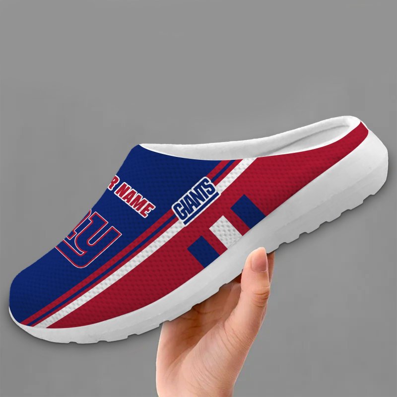 New York Giants Slip-on Half Shoes Back View