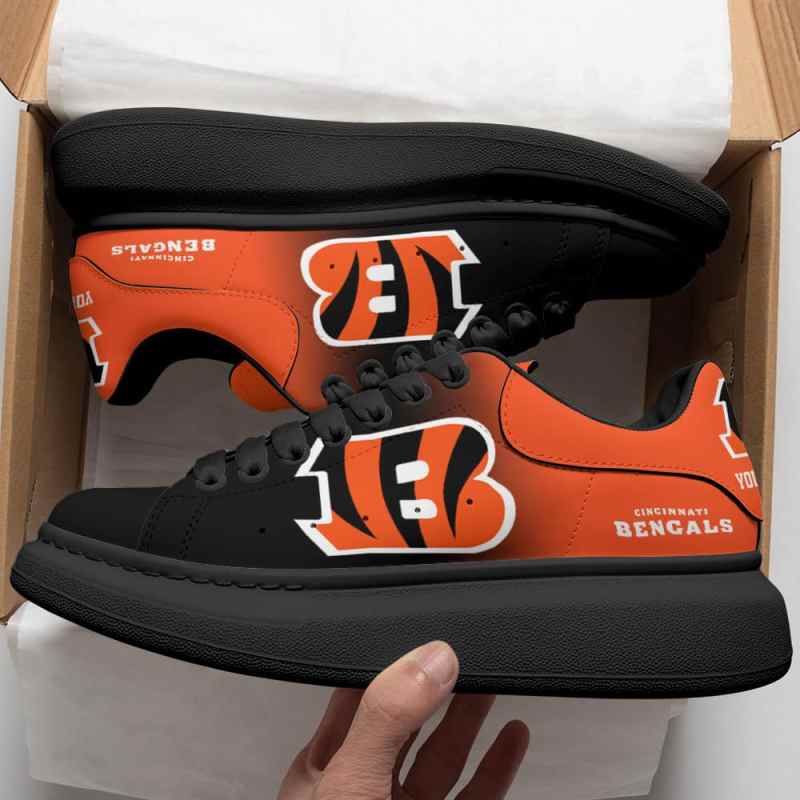 Football Fan Gift - Bengals Sneakers