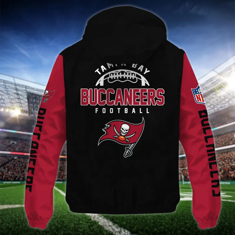 Tampa Bay Buccaneers Outdoor Jacket Back View