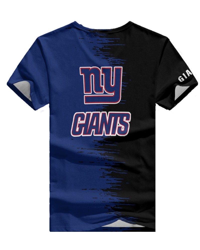 New York Giants Summer V-neck Women T-shirt