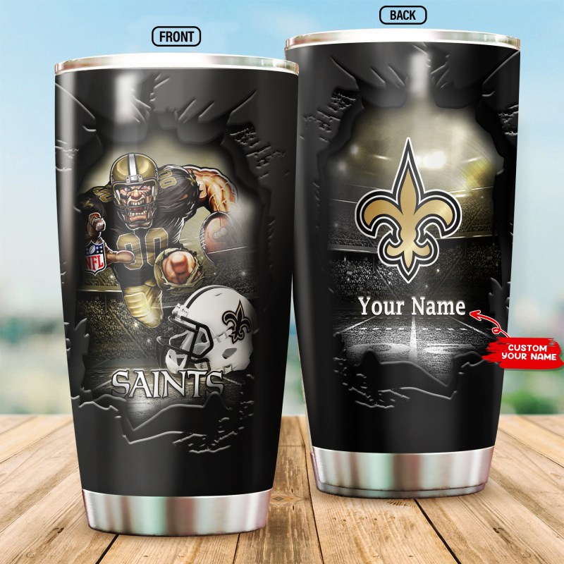 New Orleans Saints Personalized Tumbler
