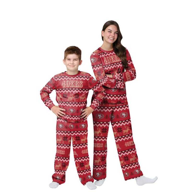 San Francisco 49ers Family Holiday Pajamas Image 4