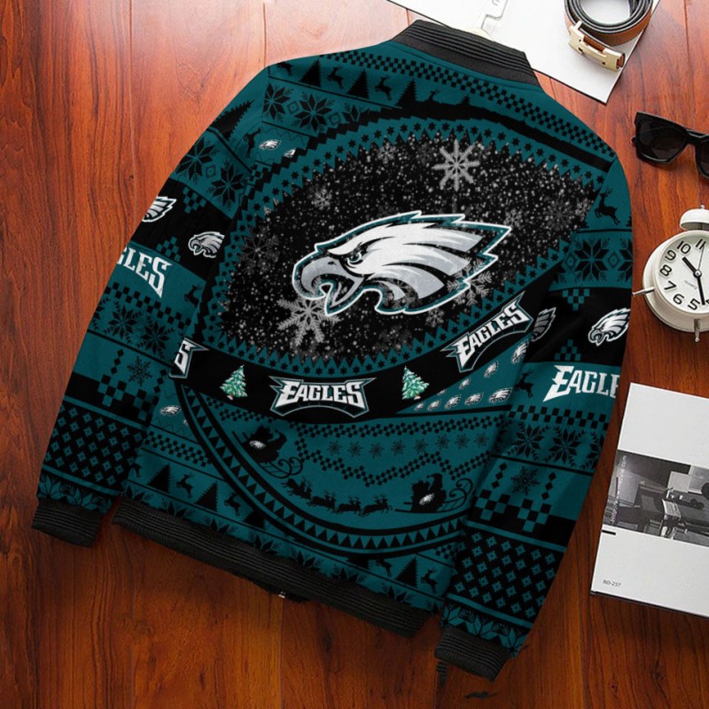 Philadelphia Eagles Bomber Jacket Back