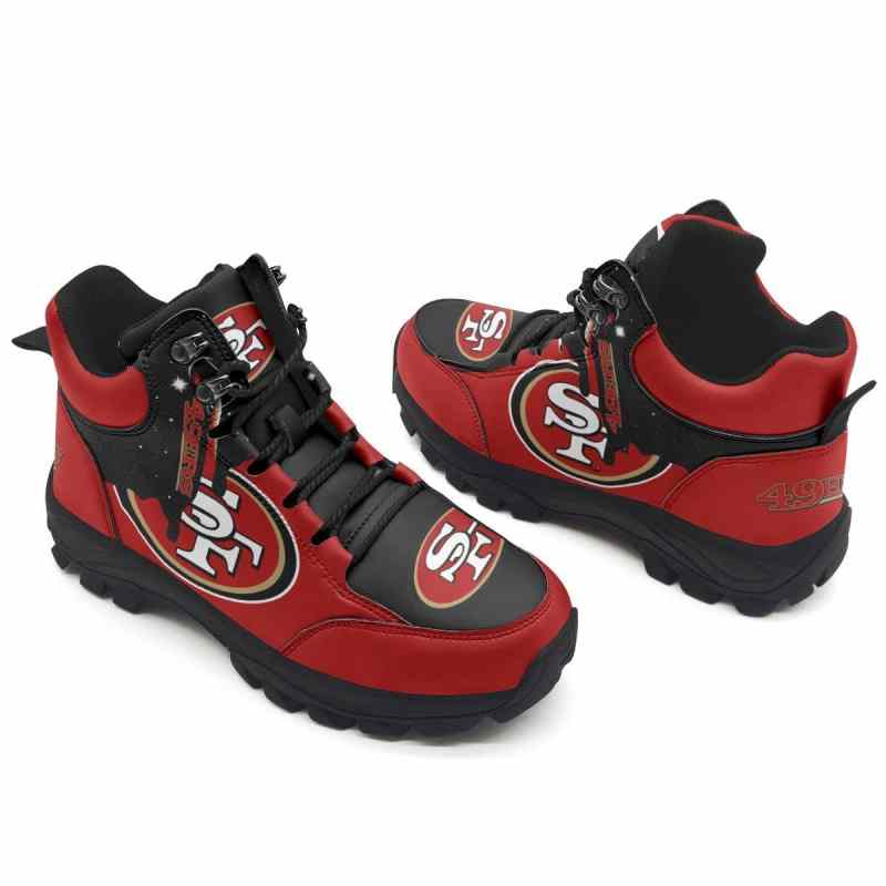 San Francisco 49ers Hiking Shoes 22 - Back View