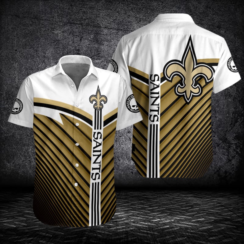 New Orleans Saints Button Shirt Size Chart