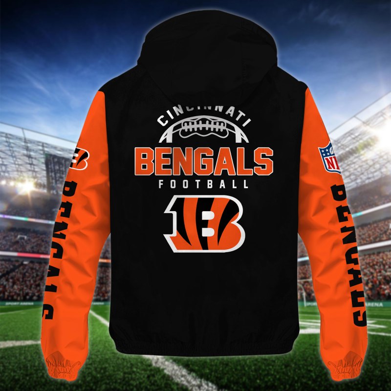 Cincinnati Bengals Outdoor Jacket - Side View