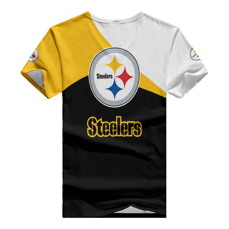 Pittsburgh Steelers V-neck T-shirt mockup