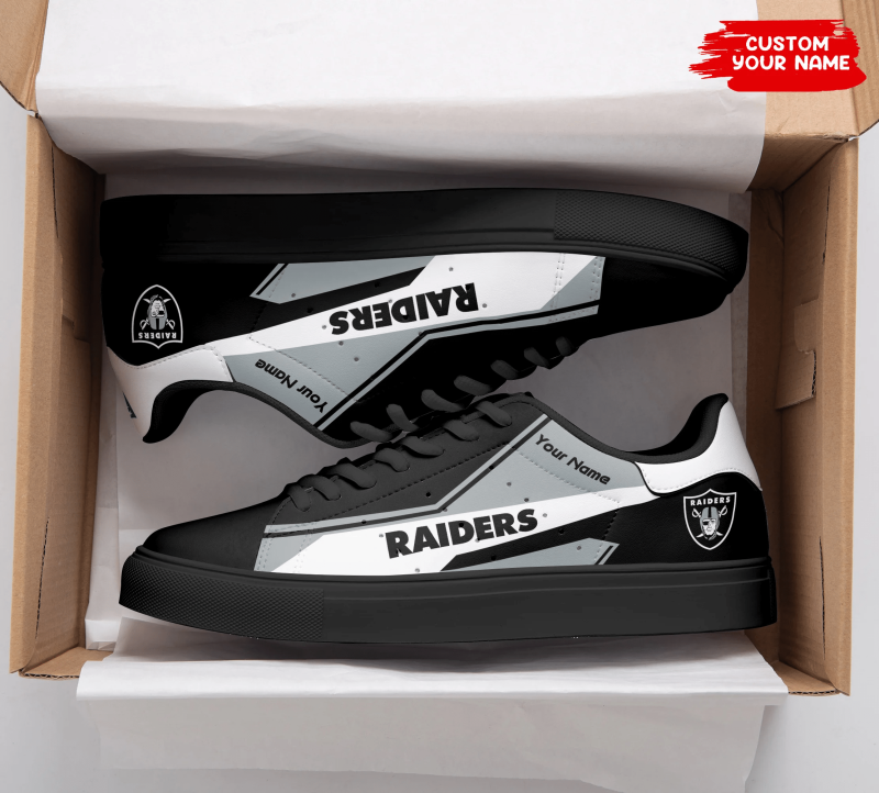 Las Vegas Raiders Personalized SS Custom Sneakers Image 4