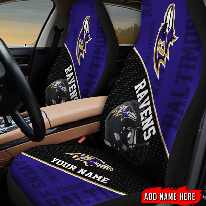 Baltimore Ravens Personalized Car Seat Covers