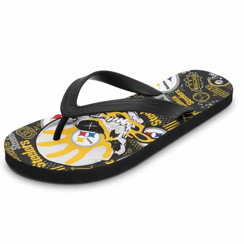 Pittsburgh Steelers Summer Flip Flops - Image 2