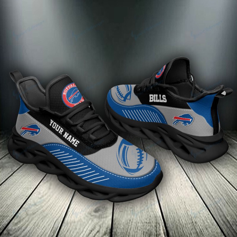 Buffalo Bills Running Sneakers from Above