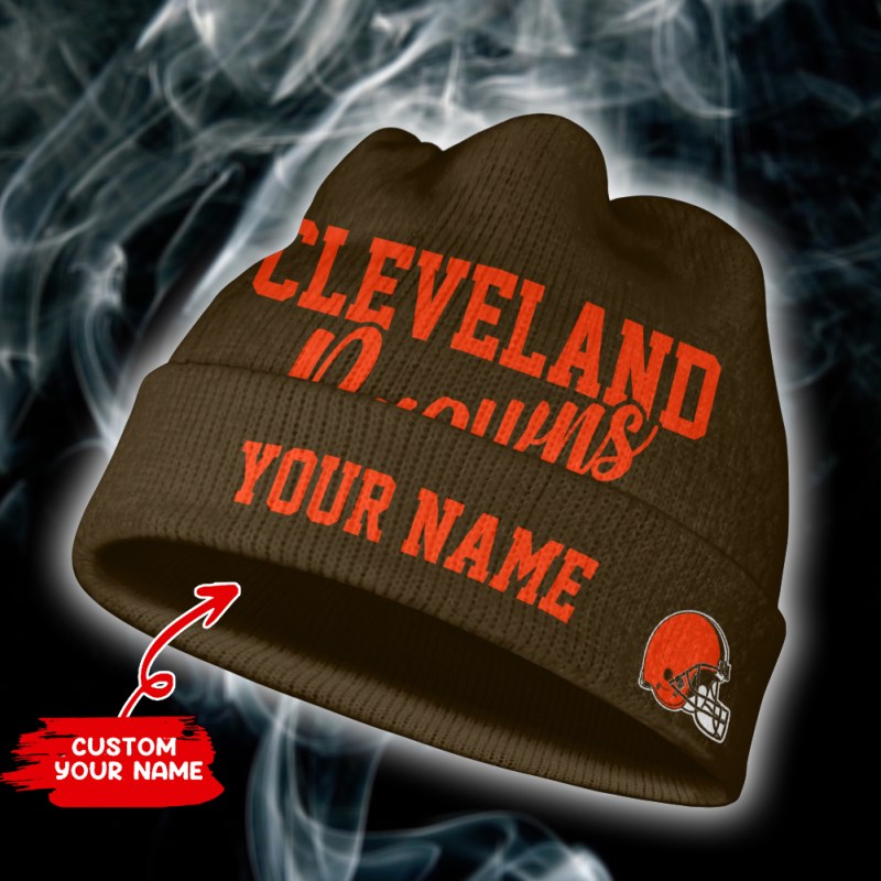 Cleveland Browns Personalized Wool Beanie