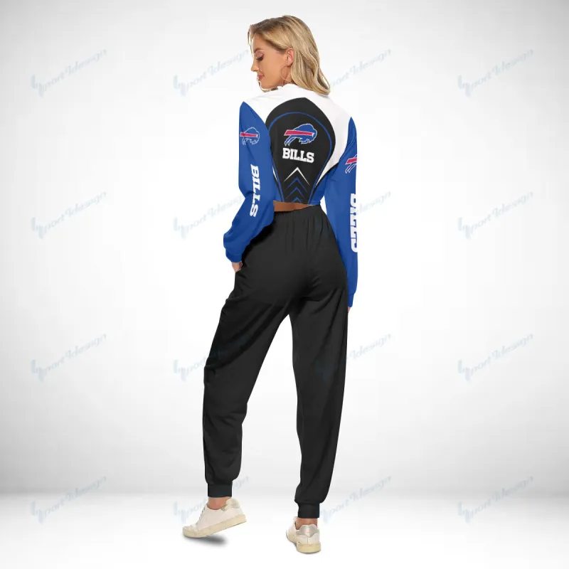 Buffalo Bills Crop Sweatshirt Suit