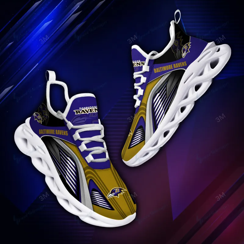 Baltimore Ravens Yezy Running Sneakers