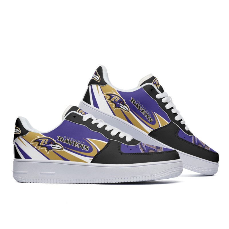 Baltimore Ravens Personalized AF1 Shoes - Image 3