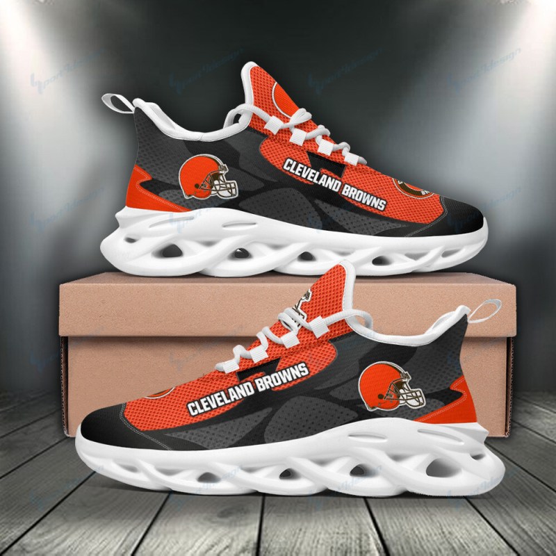 Cleveland Browns Yezy Running Sneakers - Image 1