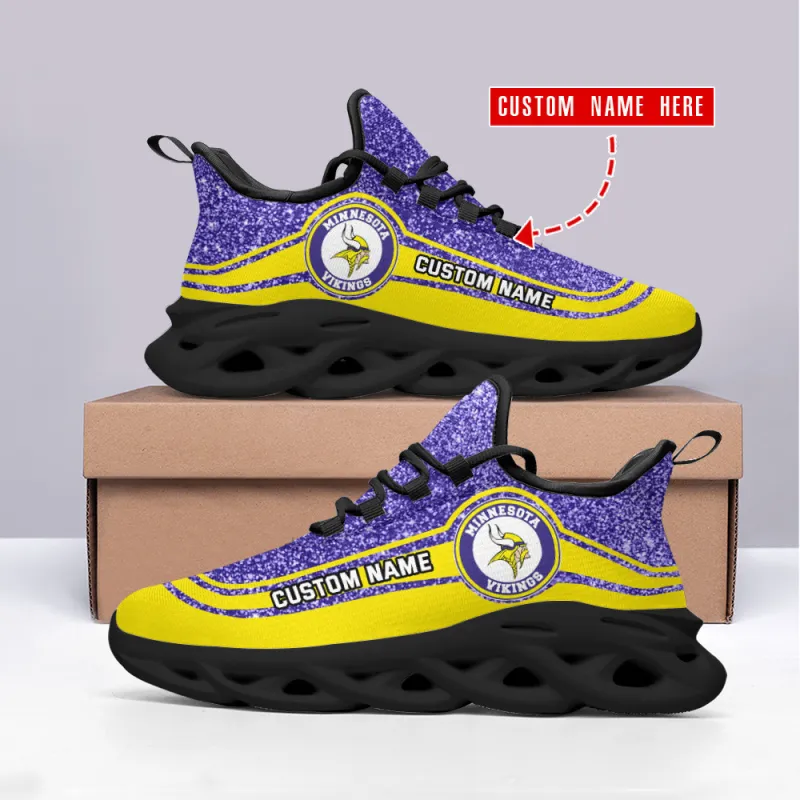 Minnesota Vikings Personalized Yezy Running Sneakers