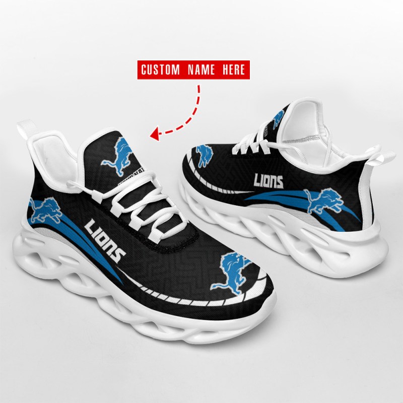 Detroit Lions Personalized Yezy Running Sneakers
