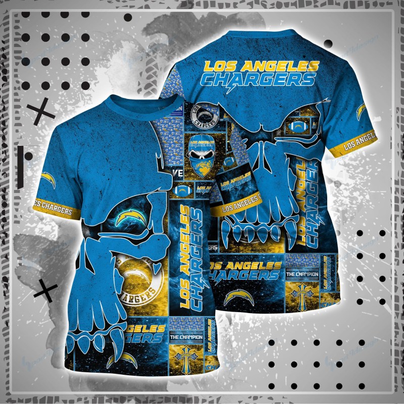Los Angeles Chargers Shirt and Shorts