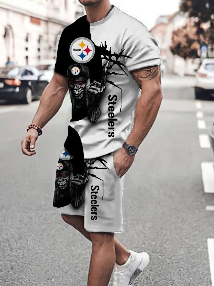 Pittsburgh Steelers T-shirt and Shorts