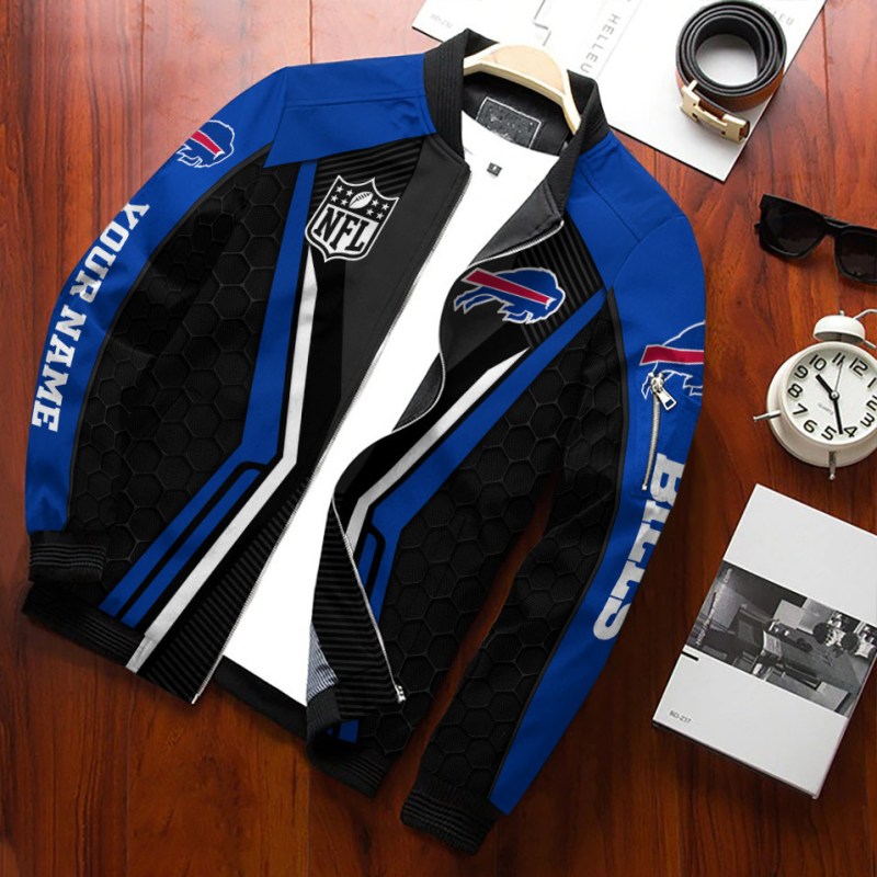 Buffalo Bills Bomber Jacket Detail