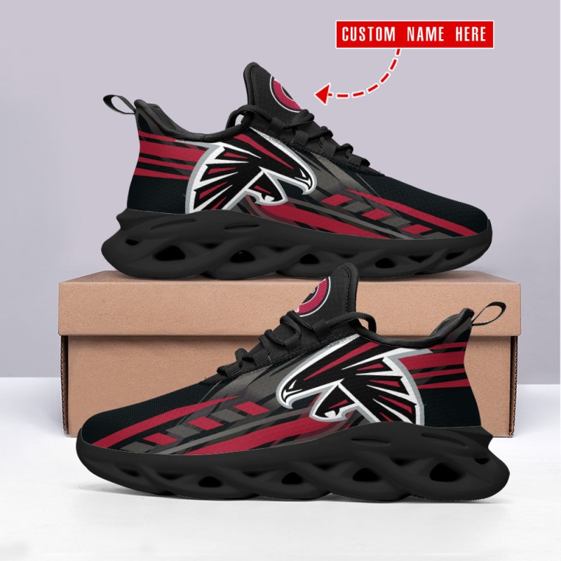 Atlanta Falcons Personalized Yezy Running Sneakers