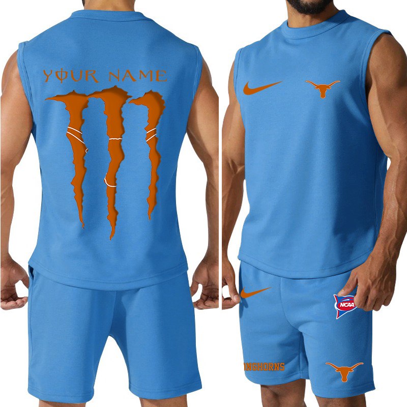 Texas Longhorns Tank Top and Shorts 5