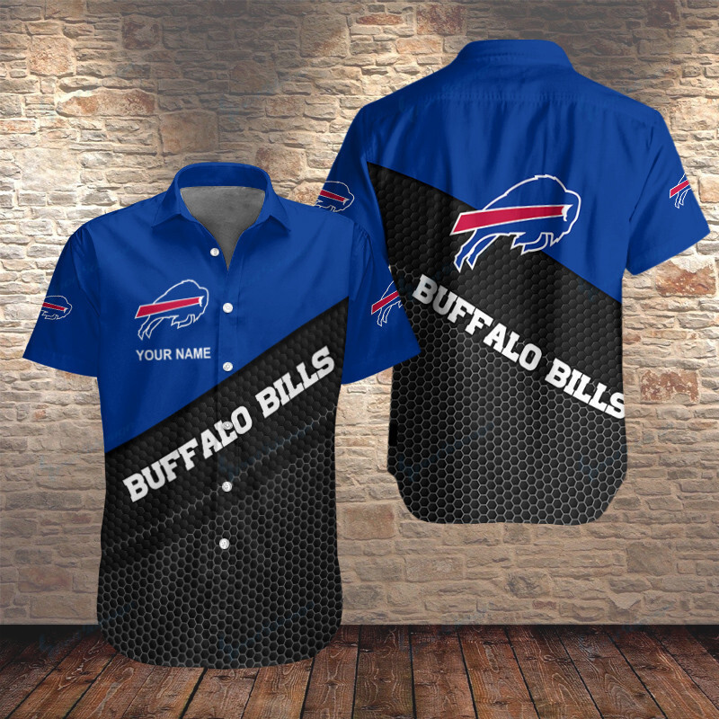 Buffalo Bills Personalized Button Shirt Sizing Chart