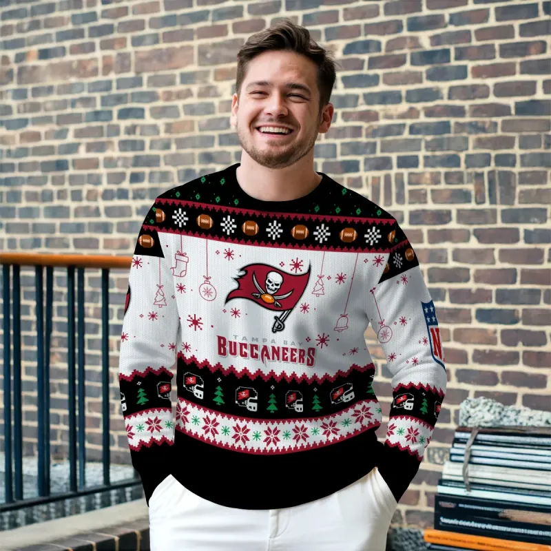 Tampa Bay Buccaneers Ugly Christmas Sweater - Outdoor Back
