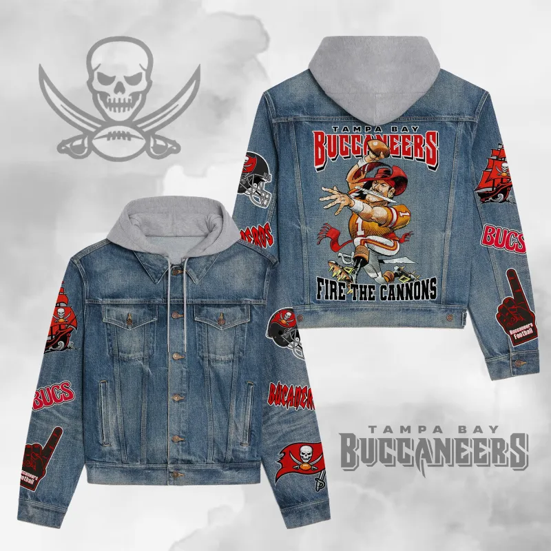Tampa Bay Buccaneers Hooded Denim Jacket