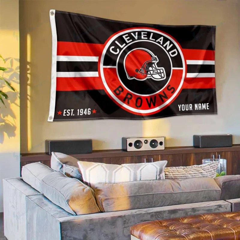Cleveland Browns Flag Display