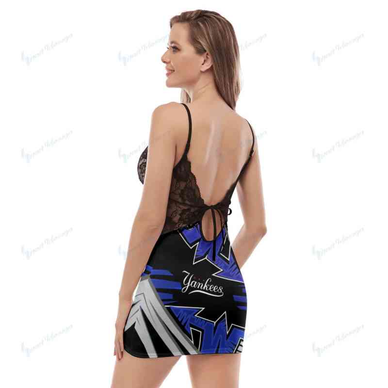New York Yankees Slip Dress Side View