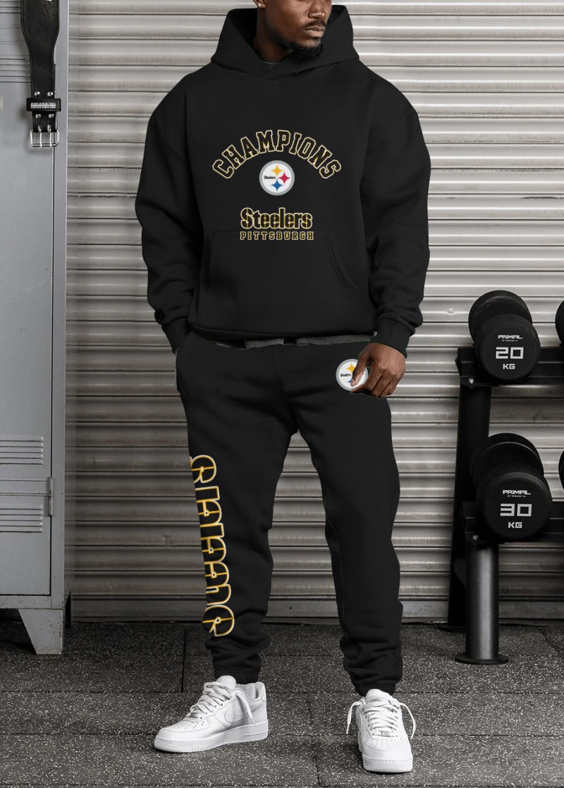 Pittsburgh Steelers Combo Pullover Hoodie and Sweatpants