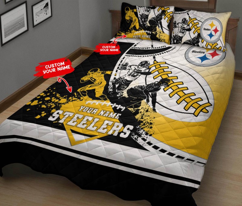 Pittsburgh Steelers Quilt Set - Cozy and Stylish