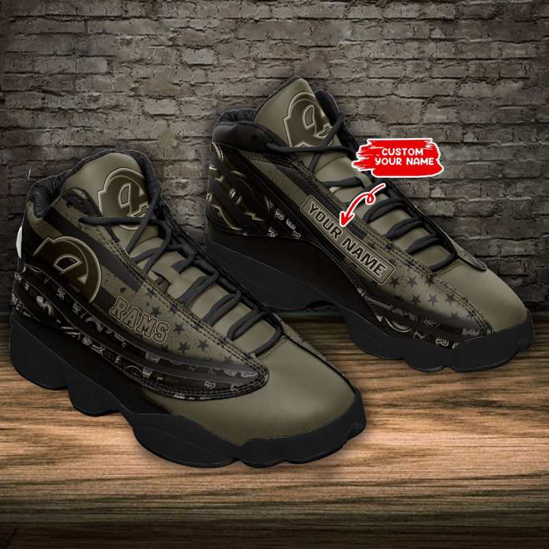 Los Angeles Rams Personalized AJD13 Sneakers