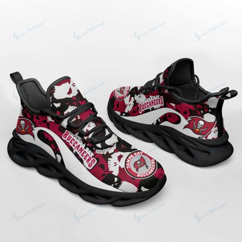 Tampa Bay Buccaneers Yezy Sneakers Back View