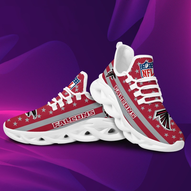 Atlanta Falcons Yezy Sneakers Front View