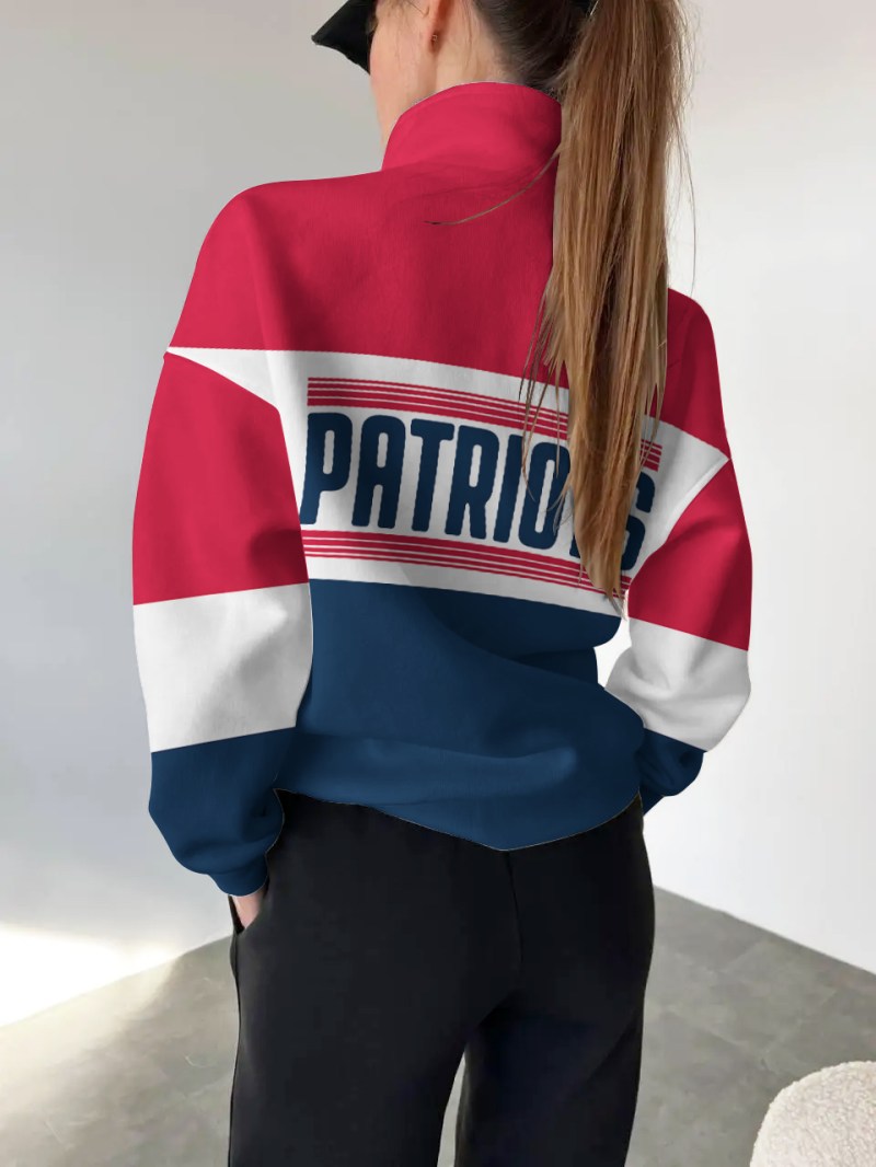 New England Patriots Sweatshirt Back