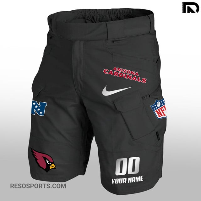 Arizona Cardinals Front Pockets Men's Shorts