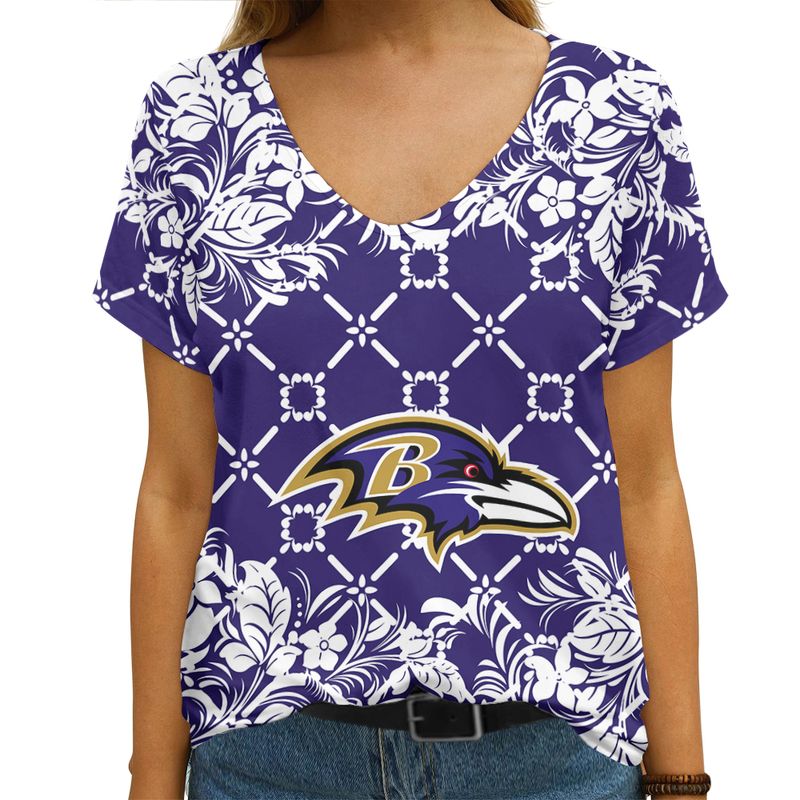 Baltimore Ravens V-neck Women's T-shirt