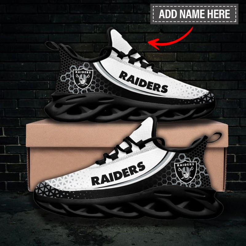 Las Vegas Raiders Yezy Sneakers with Logo