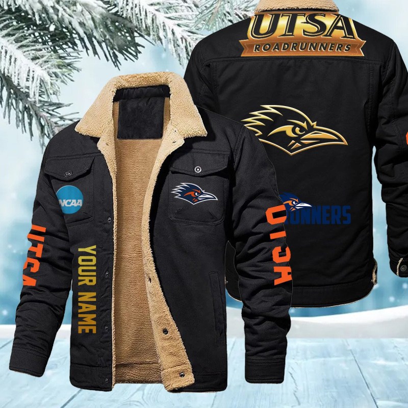UTSA Roadrunners Winter Fleece Bomber Jacket