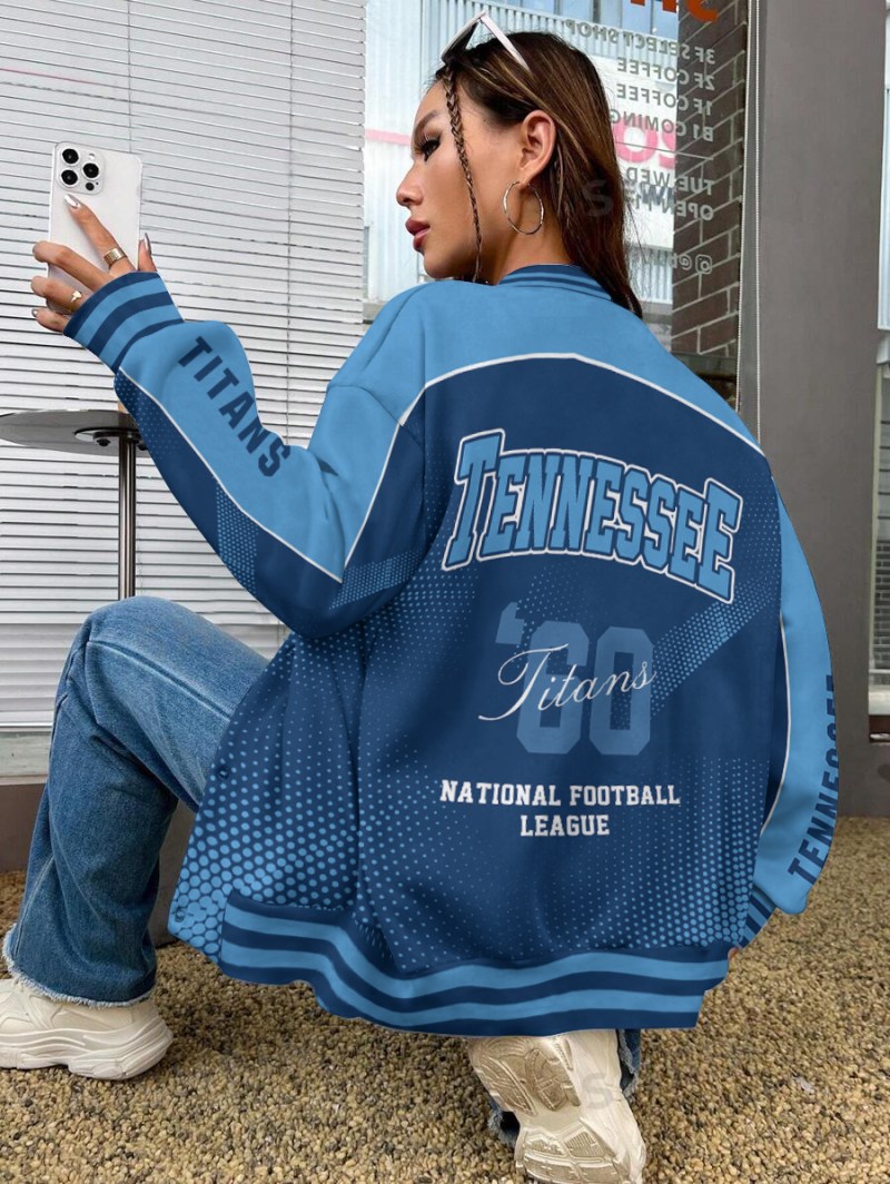 Tennessee Titans Varsity Jacket Detail
